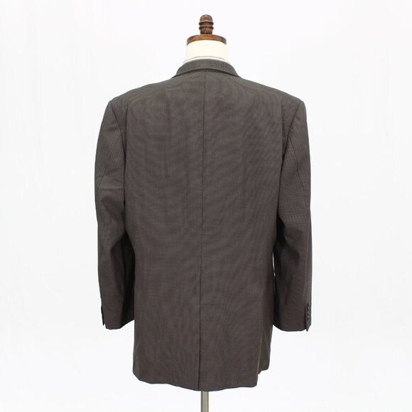 Tom James 44L 36x32 Green Houndstooth 3-Button Suit R489 - Picture 9 of 15